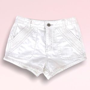 Free People Sweet Surrender High Rise White Shorts